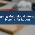 Designing Multi-Modal Interaction Systems for Robots