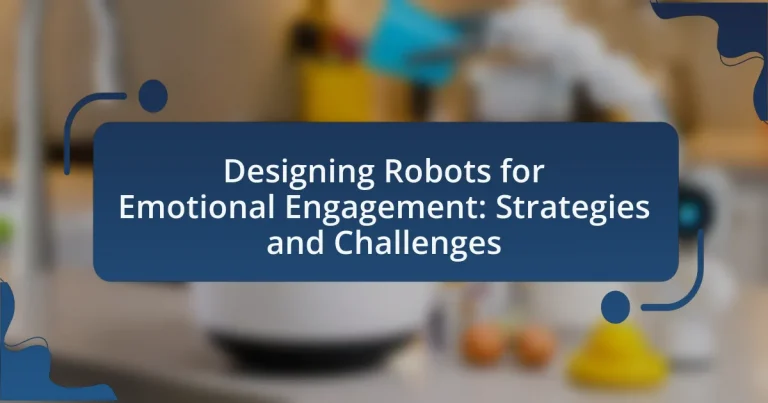 Designing Robots for Emotional Engagement: Strategies and Challenges