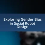 Exploring Gender Bias in Social Robot Design