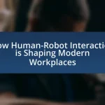 How Human-Robot Interaction is Shaping Modern Workplaces