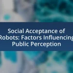 Social Acceptance of Robots: Factors Influencing Public Perception