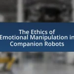 The Ethics of Emotional Manipulation in Companion Robots
