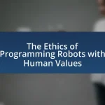The Ethics of Programming Robots with Human Values