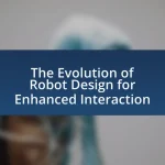The Evolution of Robot Design for Enhanced Interaction