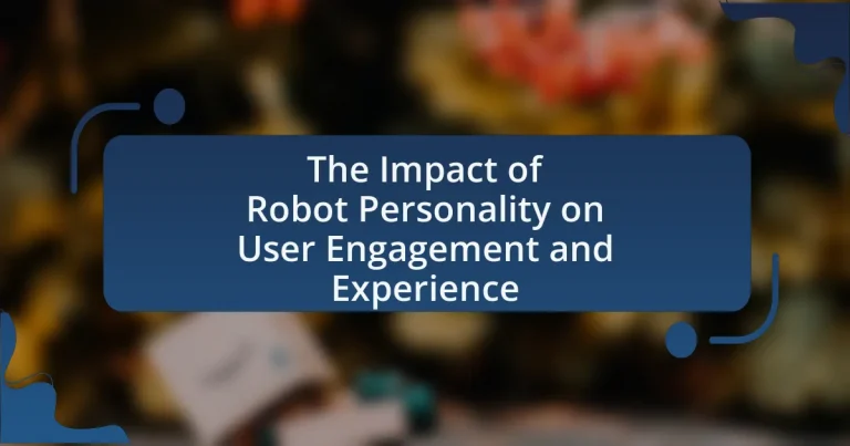 The Impact of Robot Personality on User Engagement and Experience