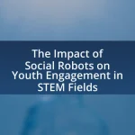 The Impact of Social Robots on Youth Engagement in STEM Fields