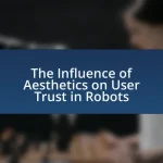 The Influence of Aesthetics on User Trust in Robots