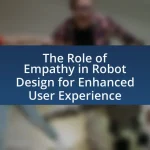 The Role of Empathy in Robot Design for Enhanced User Experience