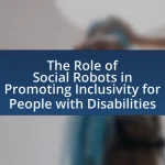 The Role of Social Robots in Promoting Inclusivity for People with Disabilities