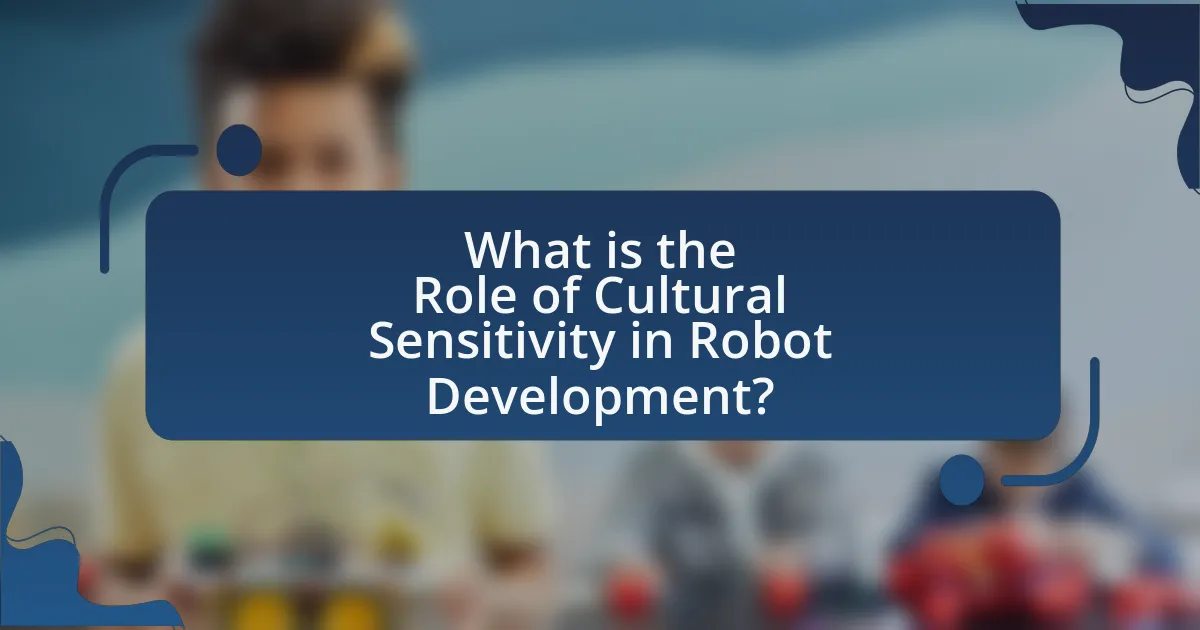 What is the Role of Cultural Sensitivity in Robot Development?